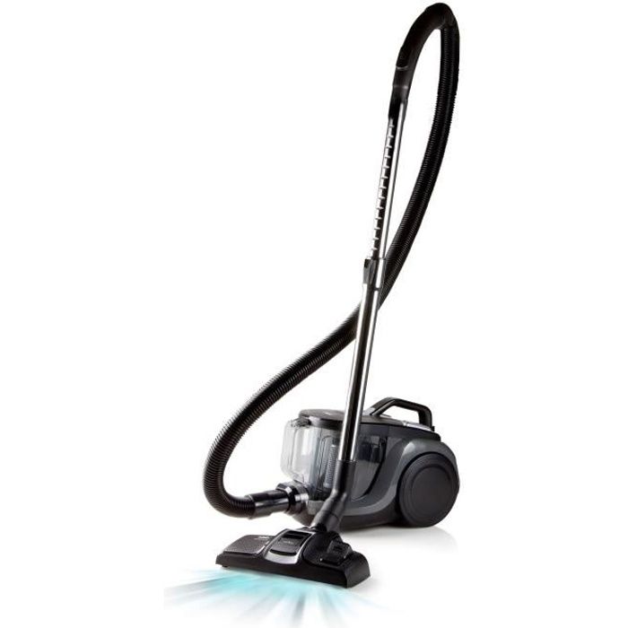 DOMO DO7295S - Aspirateur Traineau sans sac - Systeme cyclonique - Nouvelle brosse Deep clean  - Réservoir a poussiere 2,5l