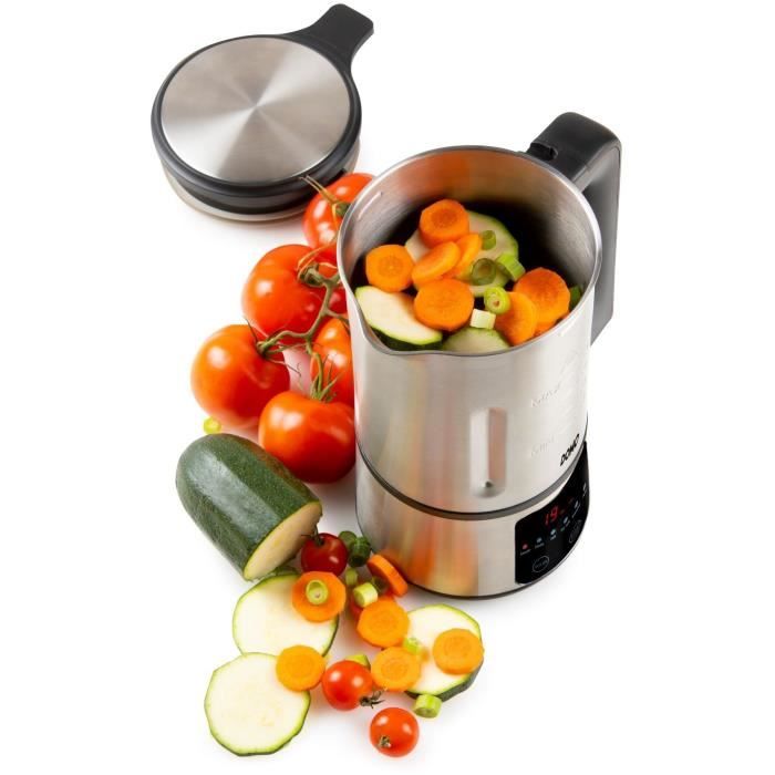 Blender chauffant DOMO - Inox  1,2 L - 6 programmes  800 Watt  DO727BL