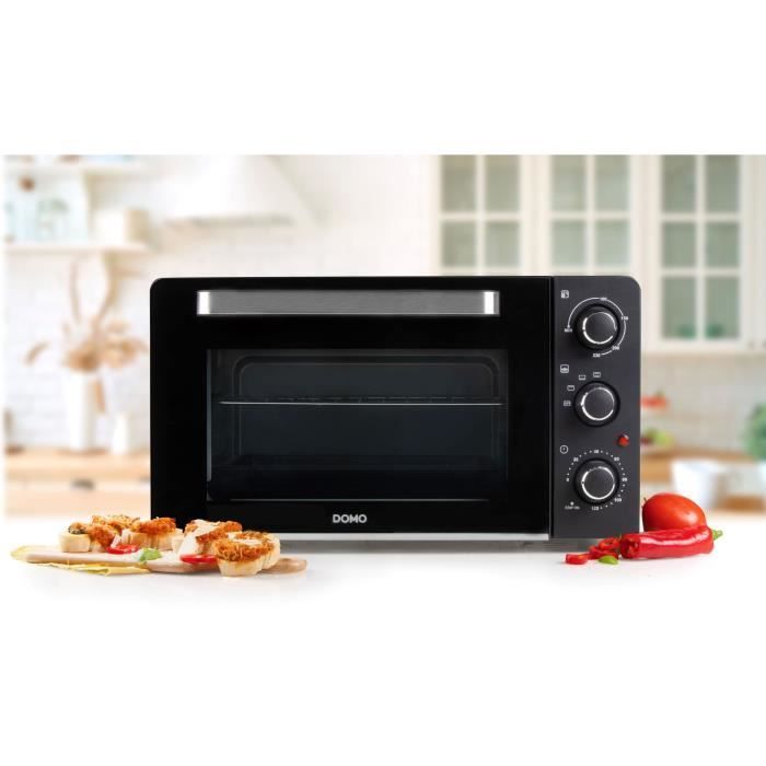 Mini four bake and snack DOMO DO1107GO - 28 L -  noir - 1500watt -