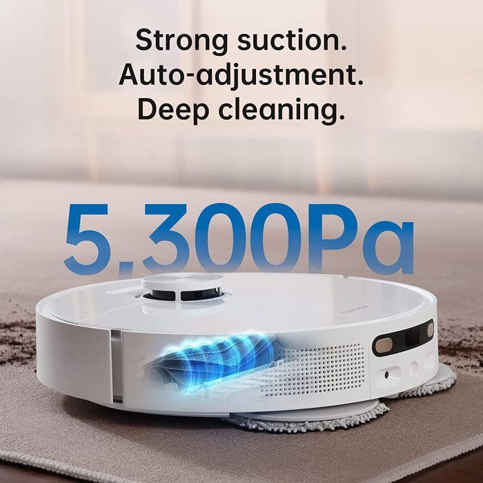 Dreame L10s Ultra - Robot Aspirateur Laveur avec Station de Vidage Auto nettoyante - 5 300 Pa - AI Détection d'obstacles 3D