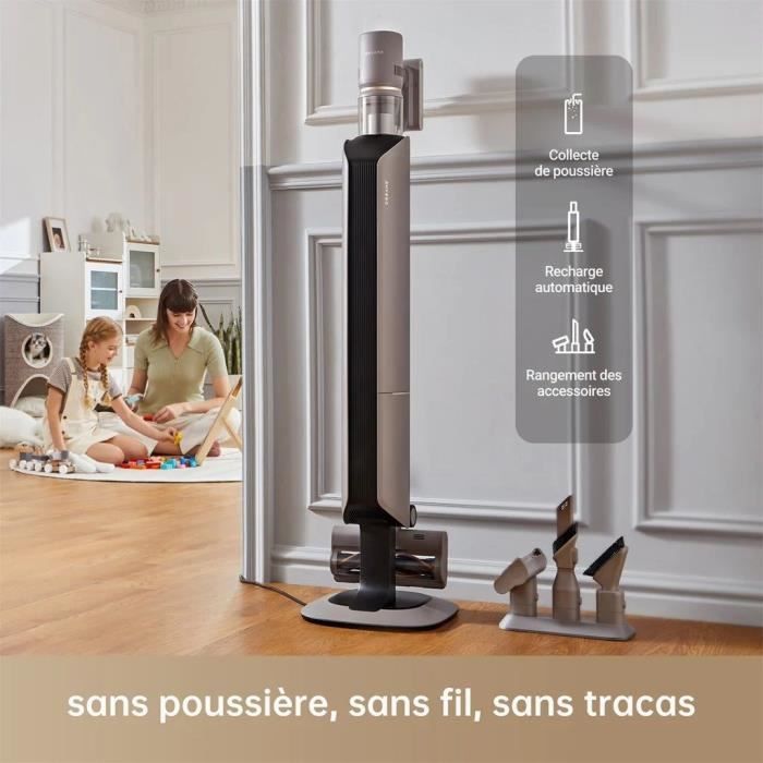 NEW Aspirateur Balai sans fil DREAME Z10 Station avec Auto Vidage - 90 min d'autonomie - Aspiration puissante 150 AW