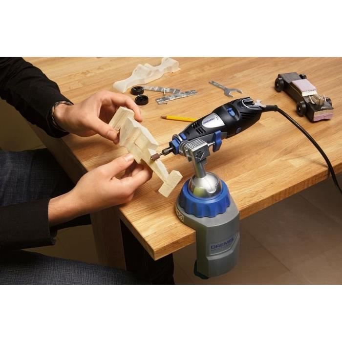 Etau - DREMEL - Multi-Vise 3 en 1 - Rotation 360° - Inclinaison 50°