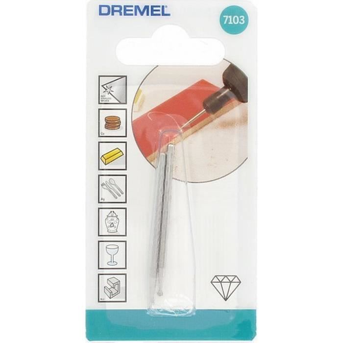 DREMEL Lot de 2 pointes diamantées 2mm 7103