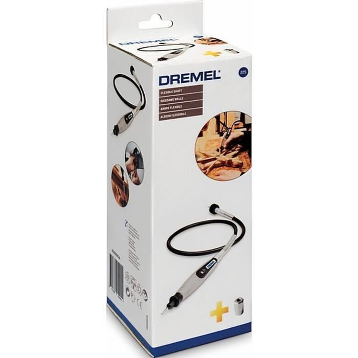 Arbre flexible - DREMEL - 225 - Précision et minutie - Difficile d'acces