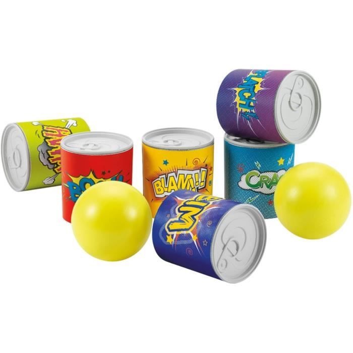 Jeu d'adresse - ECOIFFIER - Pack 3 Sports - Chamboule tout, Jeu de croix, Lance-balles