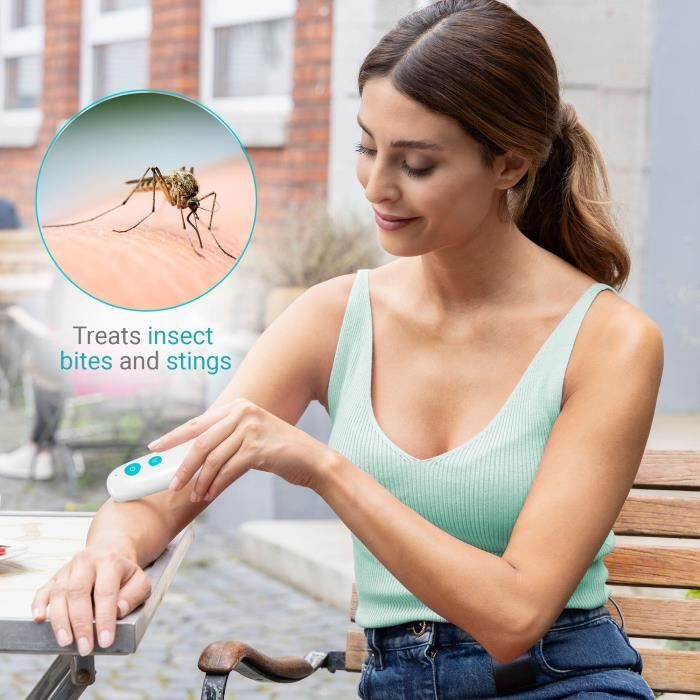 Appareil soulageant les piqûres d'insectes - Ecomed by Medisana IB-50E - sans produit chimique - peau sensible et normale