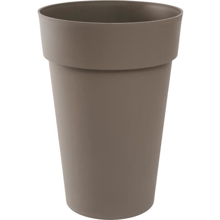 EDA Pot/Vase Toscane haut - Ø 46 x H 65 cm - 67 L - Taupe