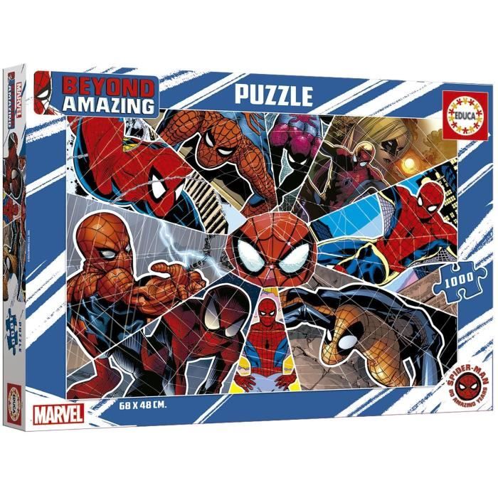 Puzzle SPIDER-MAN BEYOND AMAZING - 1000 pieces - Marque Educa - Pour enfant a partir de 14 ans