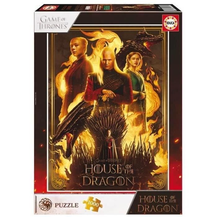 Puzzle - EDUCA - House Of The Dragon - 1000 pieces