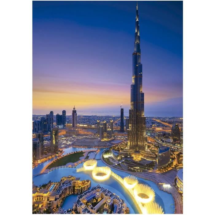 Puzzle Architecture et monument - EDUCA - BURJ KHALIFA, ÉMIRATS ARABES UNIS - 1000 pieces