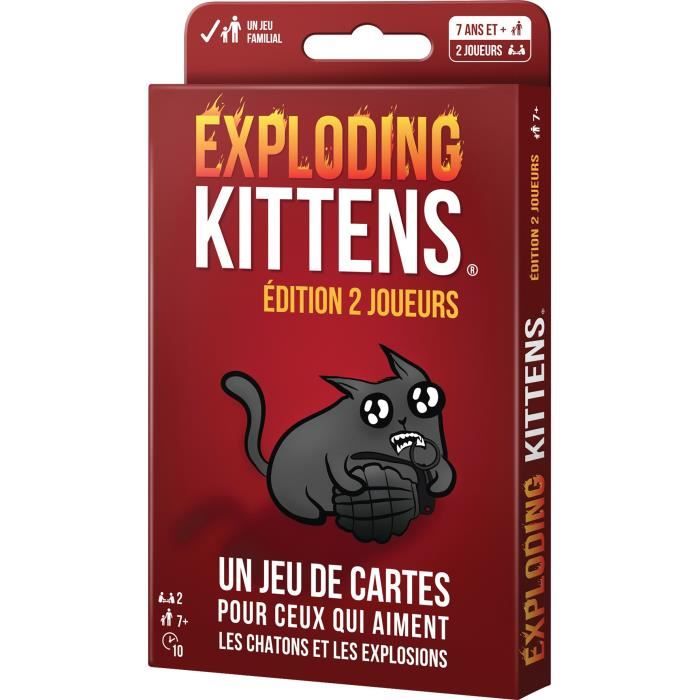 Exploding Kittens 2 Joueurs - Asmodee - Jeu de société