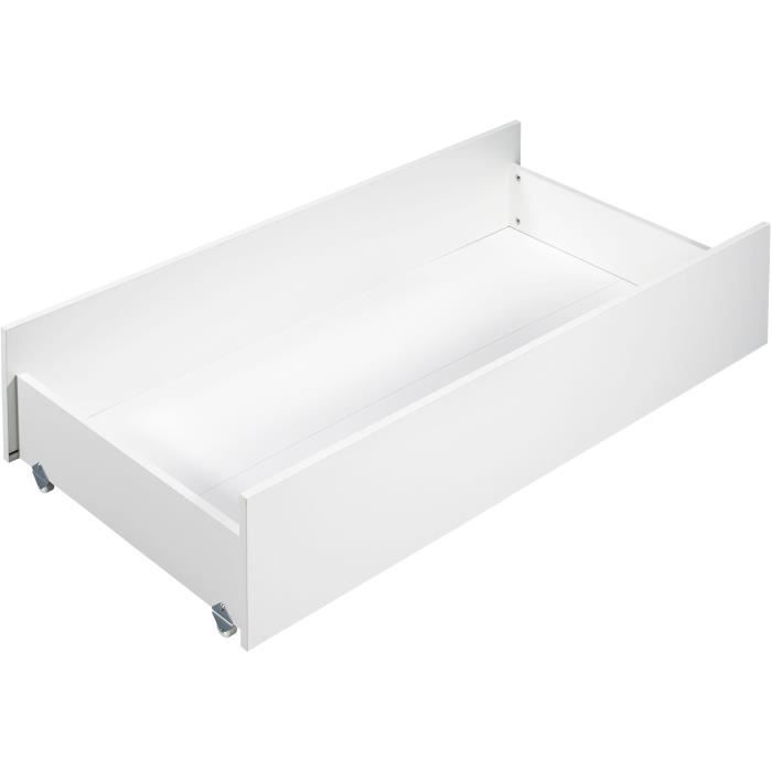 SAUTHON ELOI Lit Combiné 3 en 1 Évolutif 60 x 120 en 90x190 cm - Blanc