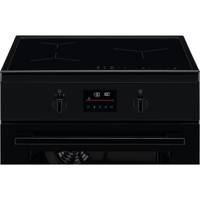 Cuisiniere multifonction a induction - Pyrolyse - ELECTROLUX - LKI648944K - 3 foyers - 7200 W - 60 x 60 cm - Noir