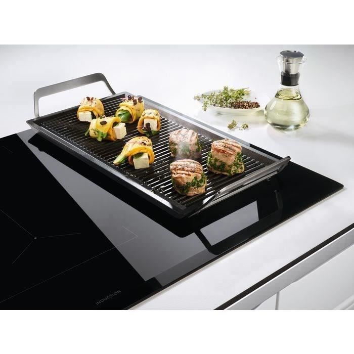 Table de Cuisson Induction ELECTROLUX - 4 foyers - Zones modulables - FlexiBridge Série 600 - Mode chef - L60 x P52 - EIV654