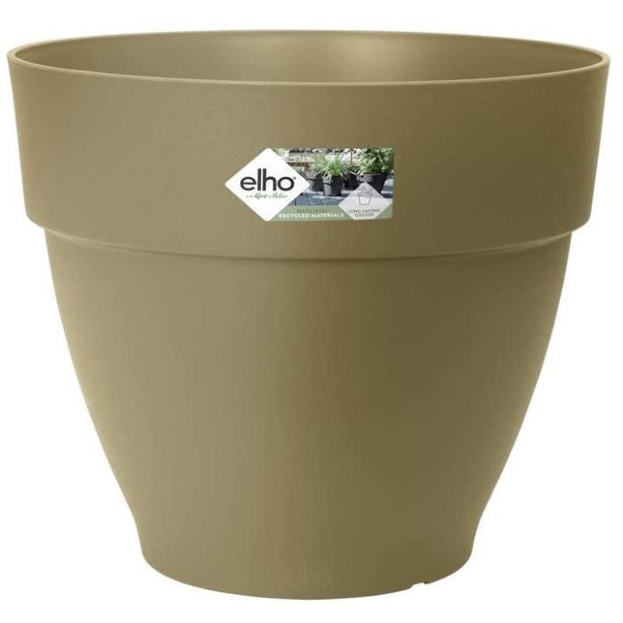 Pot De Fleurs Rond VIBIA - Plastique Réservoir - Ø47 - Vert