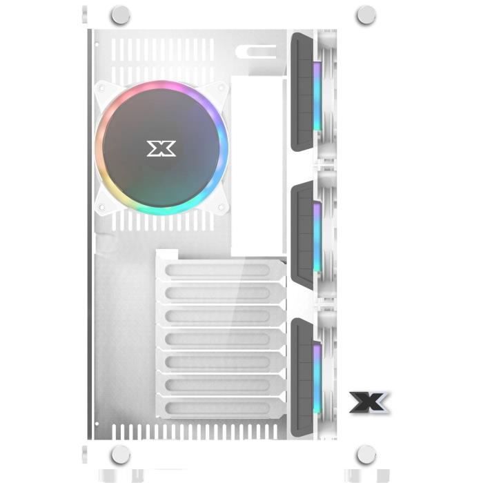 XIGMATEK Aquarius Plus Arctic ARGB (Blanc) - Boitier sans alimentation - Moyen tour - Format ATX