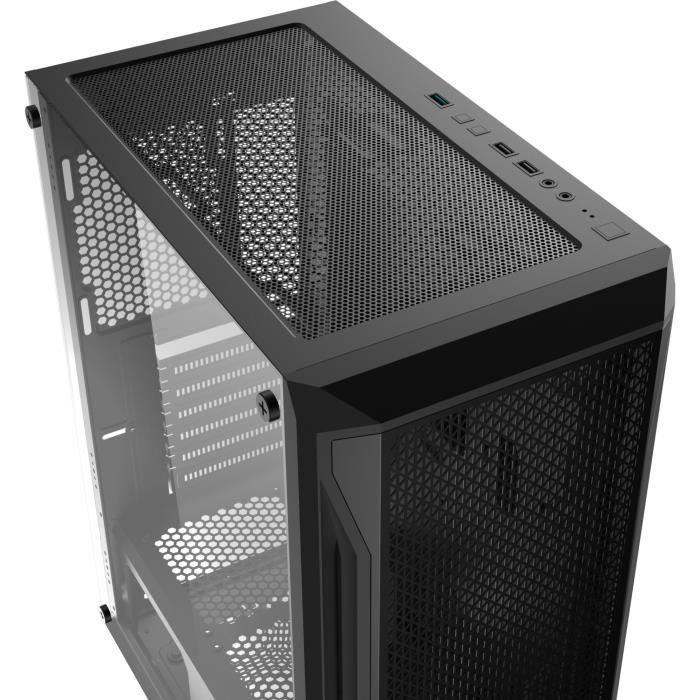 Boîtier PC - XIGMATEK - Gaming X - Boitier sans alimentation - Moyen tour - Format ATX - Noir ( EN46621 )