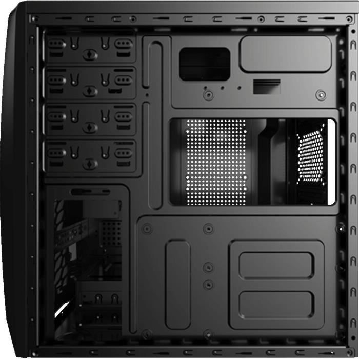 AEROCOOL BOITIER PC CS-1102 - Moyen Tour - Noir - Format ATX (ACCM-PC03014.11)