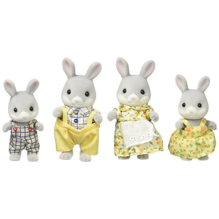 SYLVANIAN FAMILIES - 4030 - Famille Lapin Gris - Les Familles