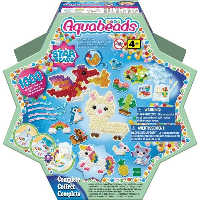 Aquabeads - 31601 - Studio de création perles étoiles pour enfant