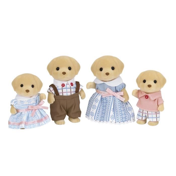 SYLVANIAN FAMILIES - 5182 - Famille Labrador - Figurines articulées pour enfant