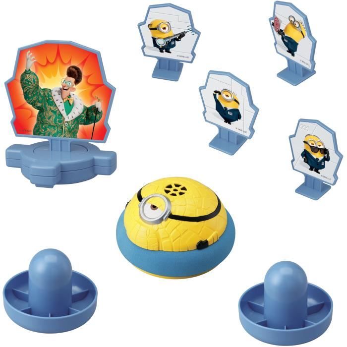 Jeu de Table - EPOCH GAMES - Minions Hover Strike Battle - Renvoyer le Palet, Évite les Minions !