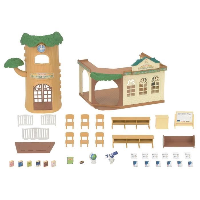 SYLVANIAN FAMILIES - 5105 - L'école de la foret - La creche, l'école