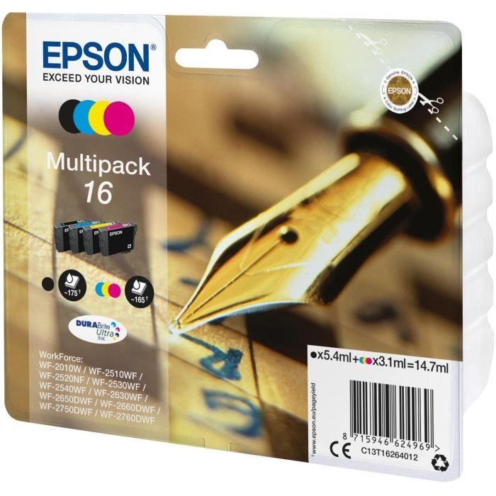 Cartouche d'encre Epson PACK PLUME 4CL