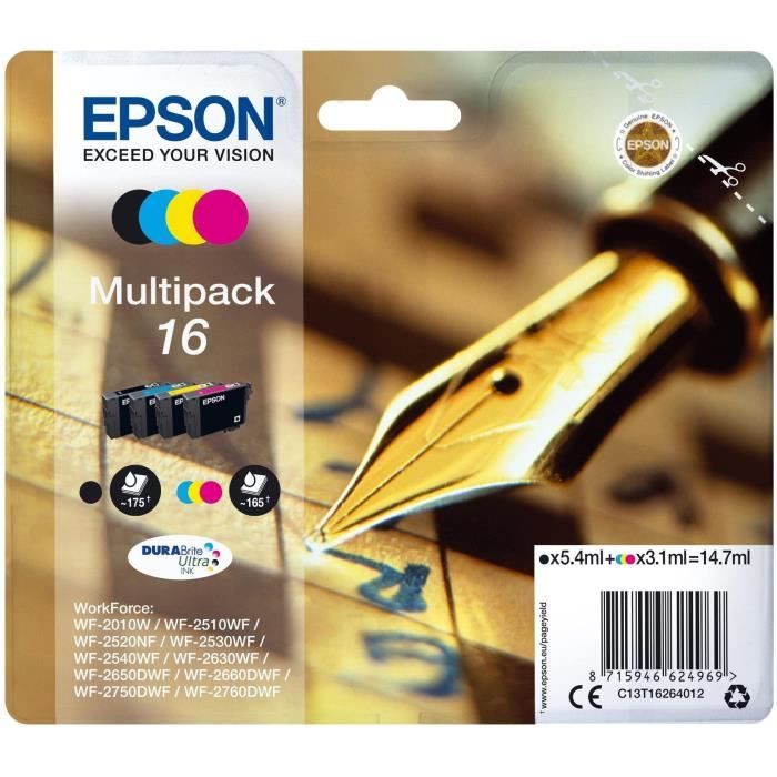 Cartouche d'encre Epson PACK PLUME 4CL