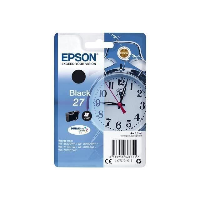 EPSON Cartouche d'encre T2701 Noir - Réveil (C13T27014012)