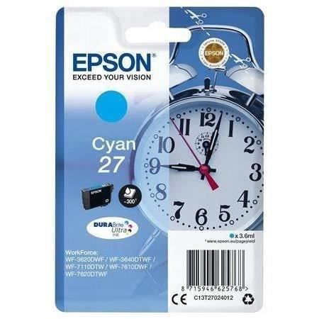 EPSON Cartouche d'encre T2702 Cyan - Réveil (C13T27024012)