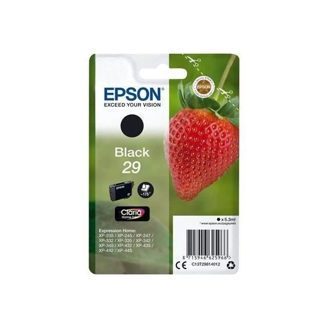 EPSON Cartouche d'encre T2981 noir - Fraise (C13T29814012)