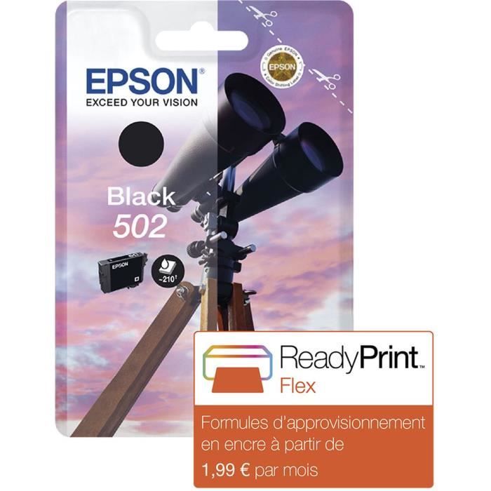 EPSON Cartouche d'encre 502 Noir - Jumelles (C13T02V14010)