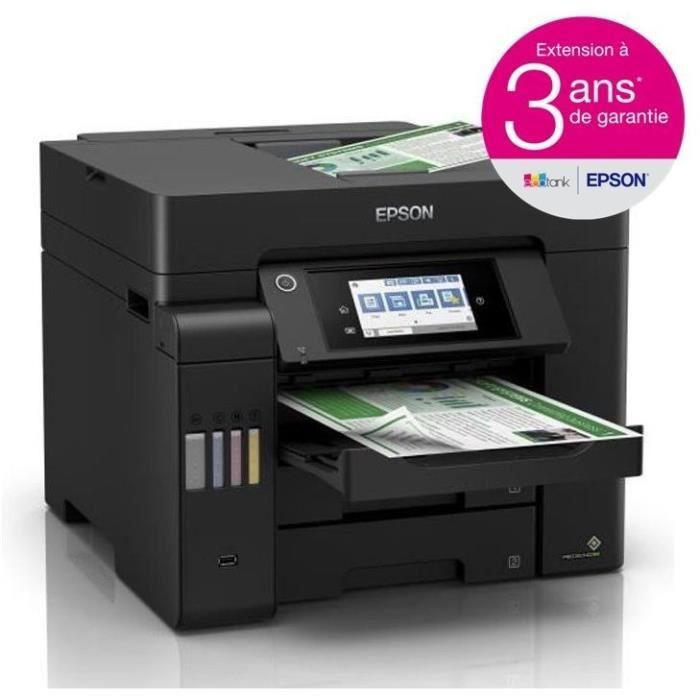 Imprimante Multifonction 4-en-1 - EPSON - Ecotank ET-5800 - Jet d'encre - A4 - Couleur - Wi-Fi - C11CJ30401