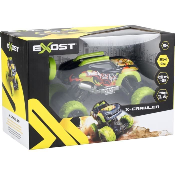 Voiture télécommandée 4x4 EXOST X-CRAWLER avec suspensions avant et arriere - 20cm - Des 5 ans