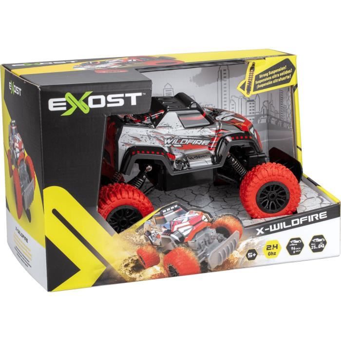 Voiture télécommandée tout-terrain X-WILDFIRE - EXOST - Rouge et noir - A partir de 5 ans