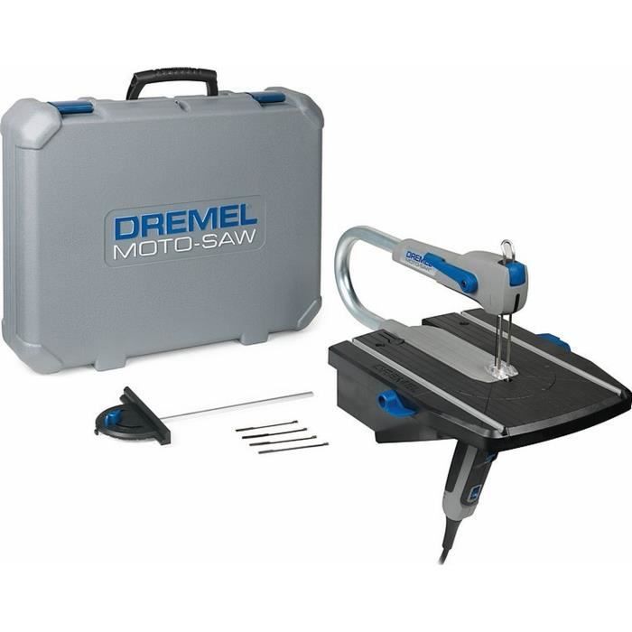 Scie a Chantourner DREMEL MS20 - Compacte et Pratique pour Coupes de Précision dans Différents Matériaux