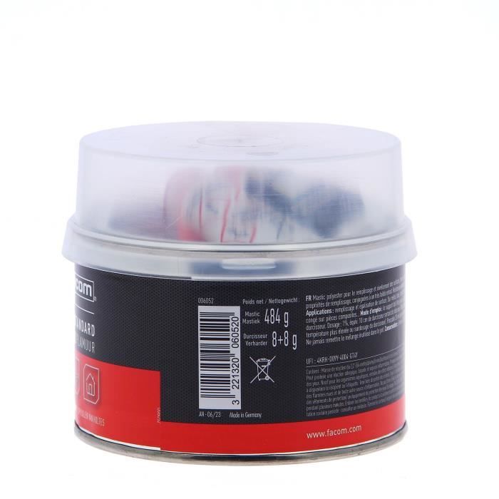 FACOM Mastic polyester standard - Remplissage nivellement - 500 g