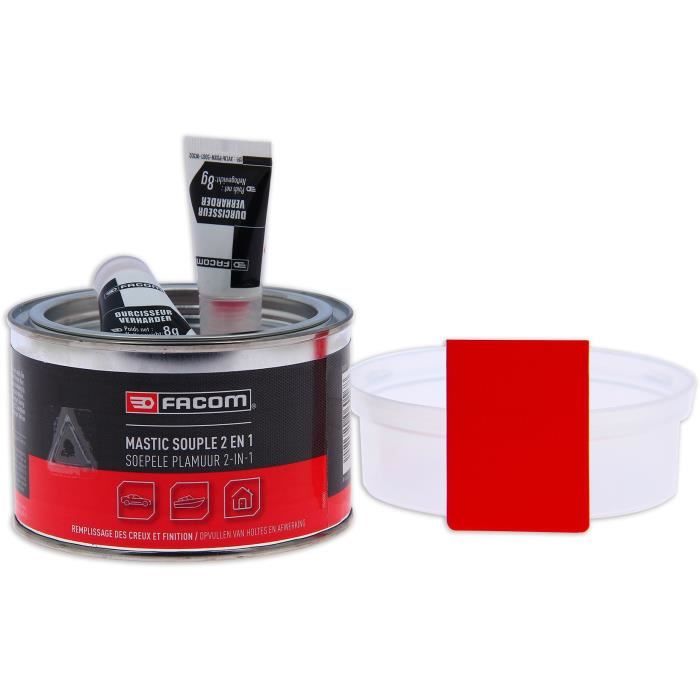 FACOM Mastic polyester souple 2en1 -  Avec durcisseur - 500 g