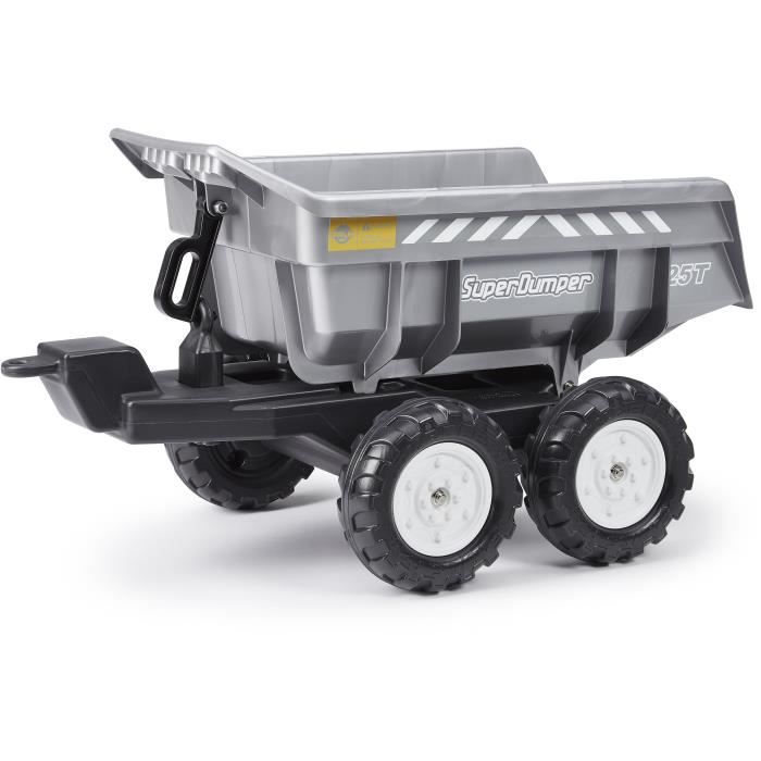 Remorque basculante - FALK - Super Dumper - Adaptable a l'ensemble de la gamme de tracteurs Falk 3-7 ans - 100% Fabriqué en France