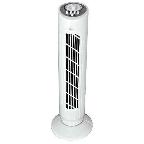 DAKOTA - Ventilateur colonne H74cm 50W blanc oscillant