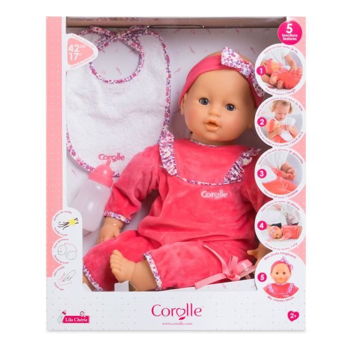 COROLLE - Mon Grand Poupon - Lila Chérie - 42cm - poupon interactif des 2 ans