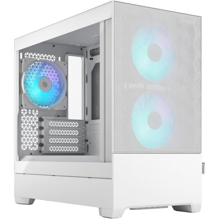 FRACTAL DESIGN - Pop Mini Air RGB White TG - Boîtier PC - Blanc (FD-C-POR1M-01)