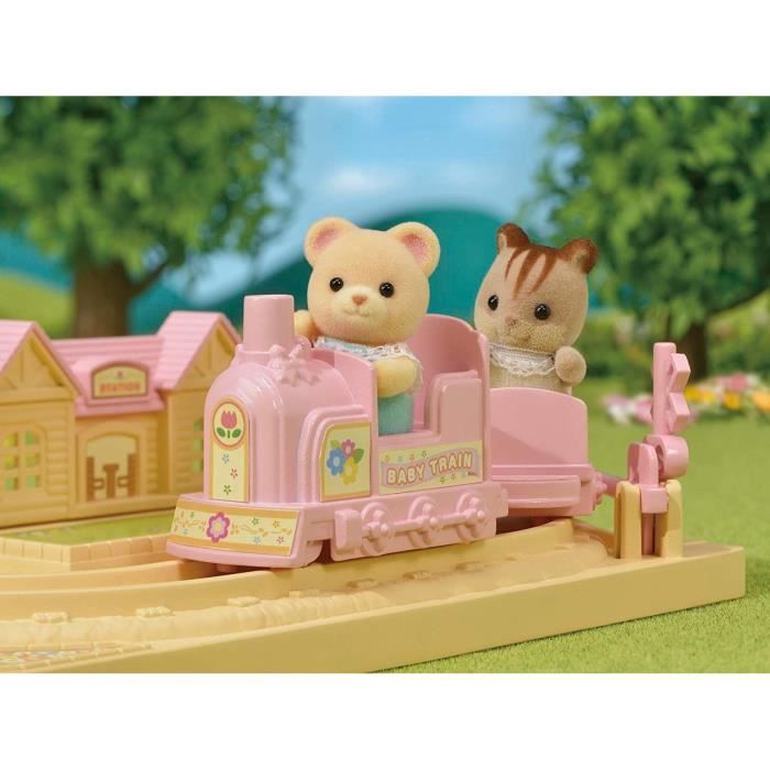 Train Tchou-tchou des bébés - SYLVANIAN FAMILIES - 5320 - La Creche, l'école