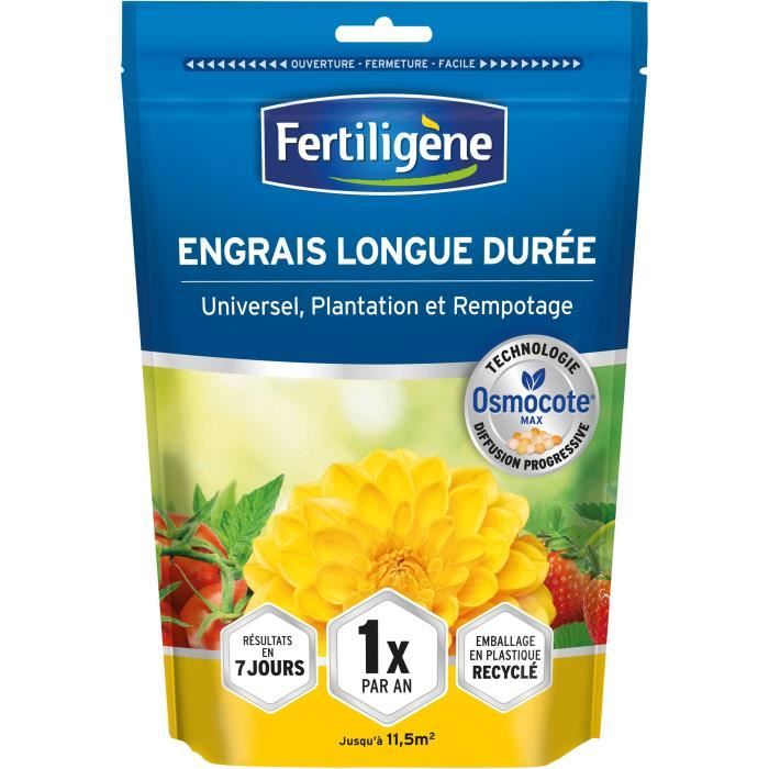 FERTILIGeNE - Engrais Longue durée Osmocote max Universel, Plantation et Rempotage 700g