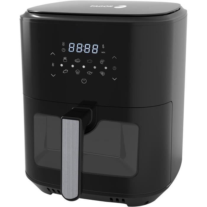 Friteuse sans huile - FAGOR - Airfryer FGAF63 - 6.3L - Panel Digital - Hublot de contrôle