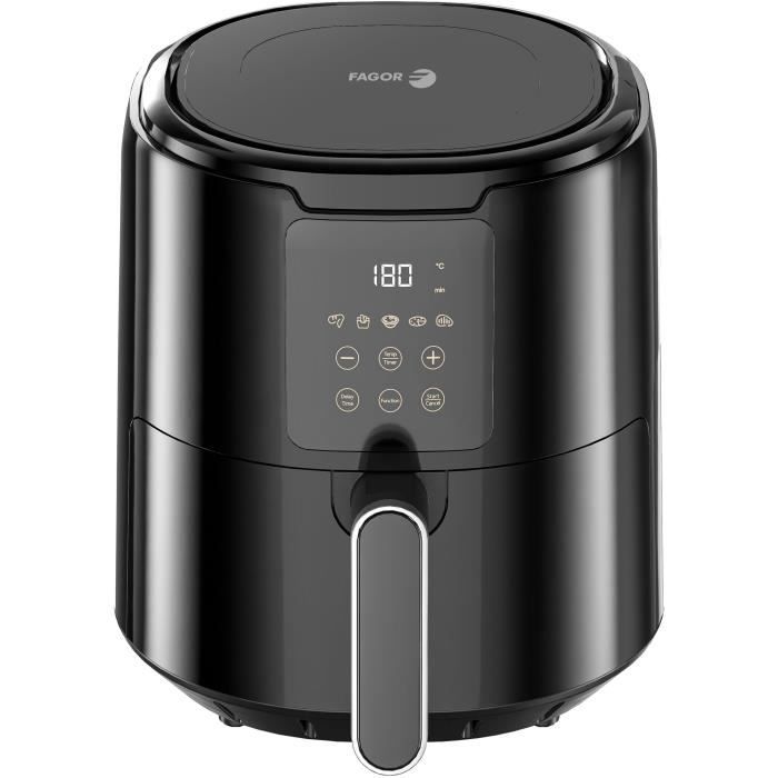 Friteuse sans huile - FAGOR - Airfryer FG4210 - 4.2 L - 1300 W - Ecran tactile - 5 pré-réglages de cuisson - Minuterie - Noir