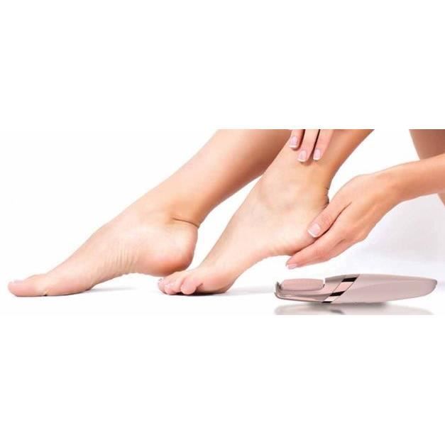 Finishing Touch Flawless Pedi - Râpe Pied Électrique Rechargeable - Anti-callosités - Expérience de Pédicure a Domicile