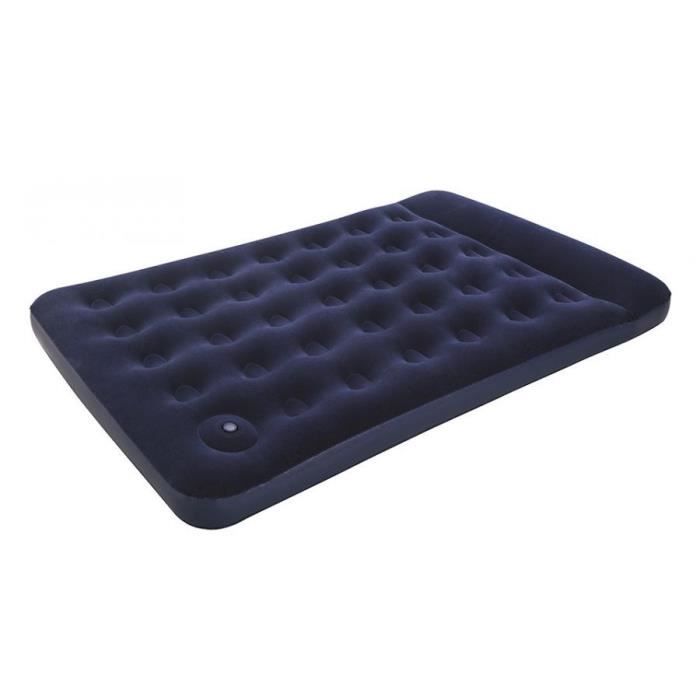 Matelas gonflable camping - BESTWAY - 67225 - 2 places - 1,91m x 1,37m x 22cm - Avec pompe a pied intégrée