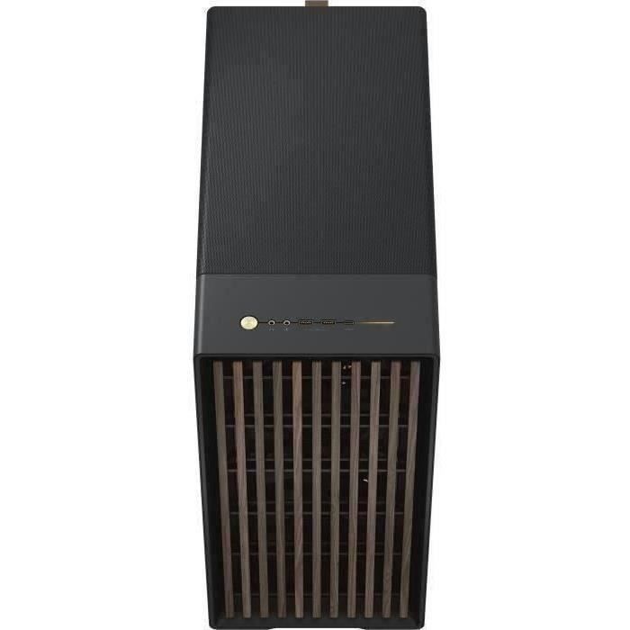 Boîtier PC - FRACTAL DESIGN - North XL Charcoal Black - FD-C-NOR1X-01 - E-ATX - Design élégant en bois et en alliage